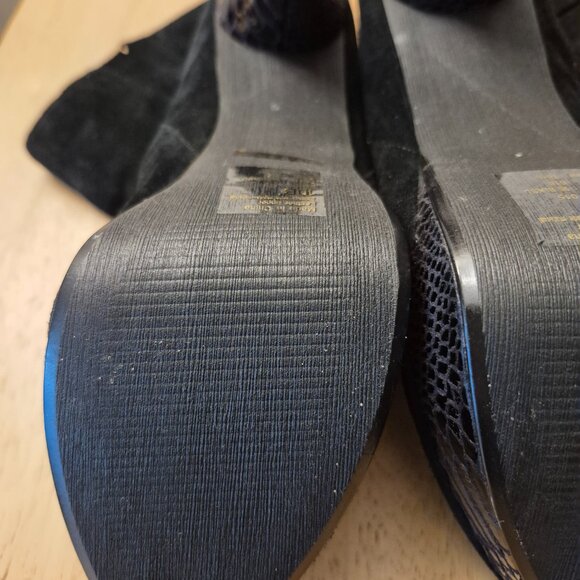 Bakers Black Suede High-Heeled Booties, Never Worn, Size 10 (41EU) - Picture 7 of 9